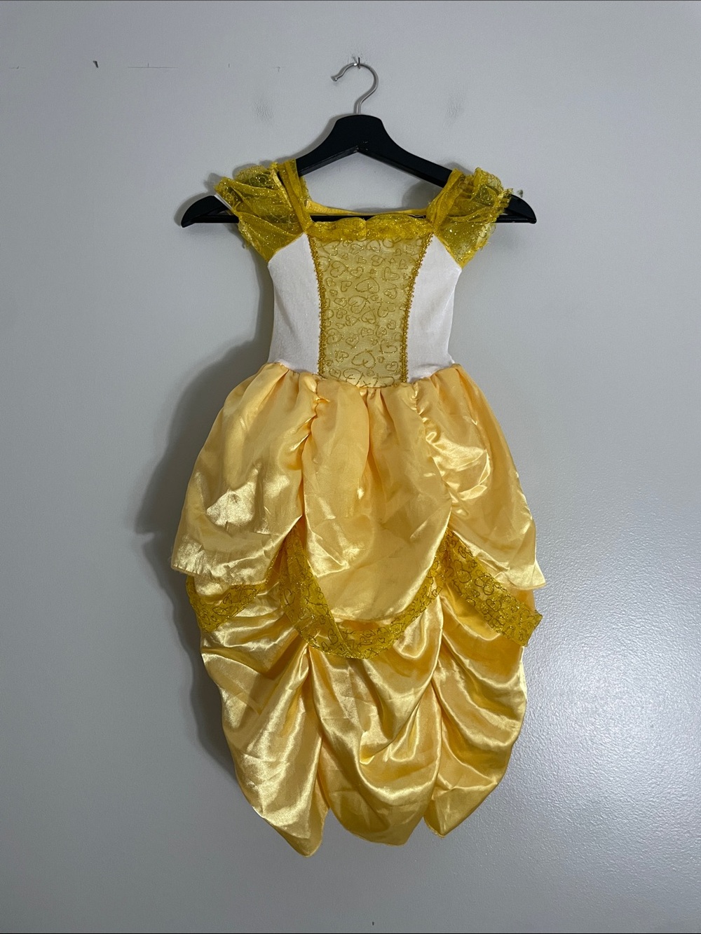 Girls' Yellow Princess Theater Costume Dress Size 4-6